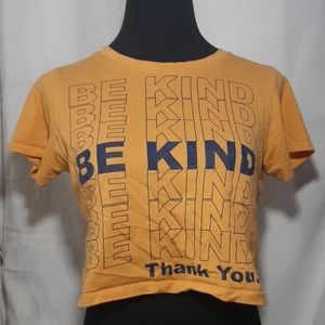 Be kind crop top